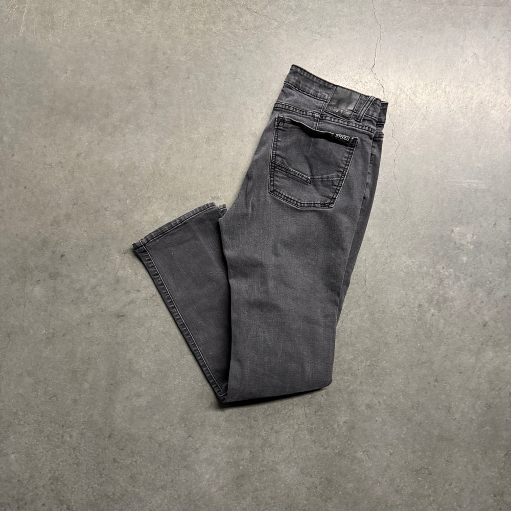 Ezekiel 305 Chopper Mens Faded Black Slim Fit Denim Jeans Size 34